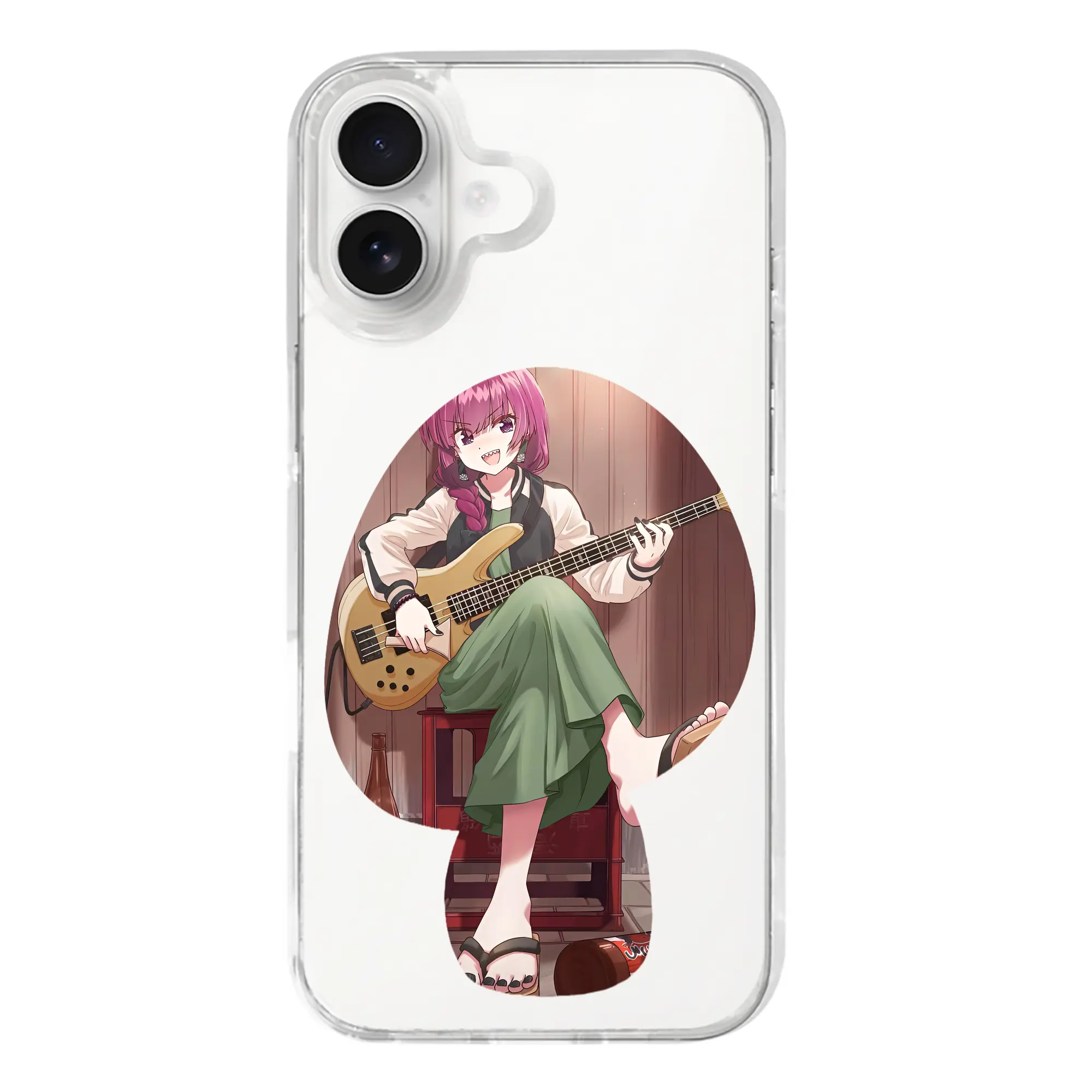 ぼっちざろっく！ グッズ,廣井きくり - iPhone 17シリーズ 透明スマホケース – 薄型・耐衝撃・精密フィット保護カバー